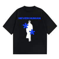 Never Human asterisk tee, detail