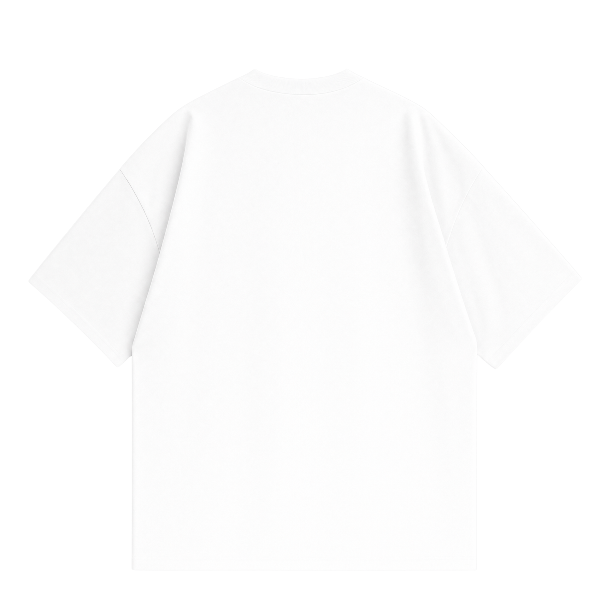 Never Human forced smile tee, back