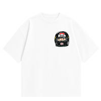 Never Human full face tee, front