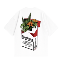 Never Human harms you tee, back