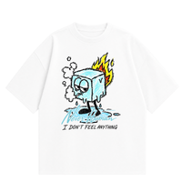 Never Human i don't feel anything tee, front