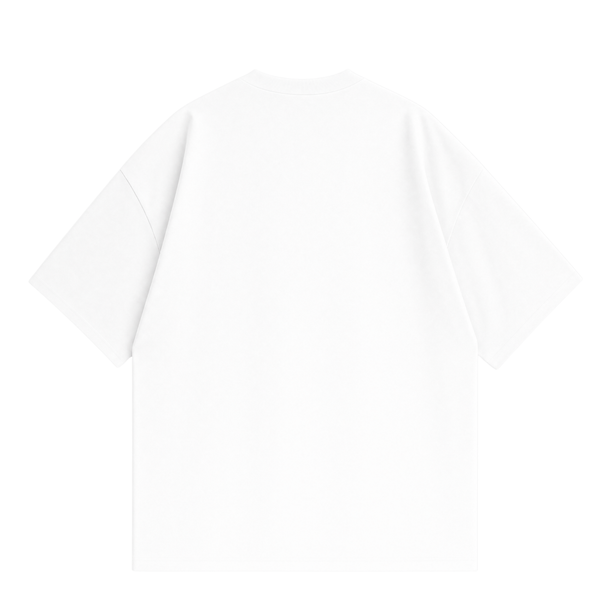 Never Human nobody lives here tee, back