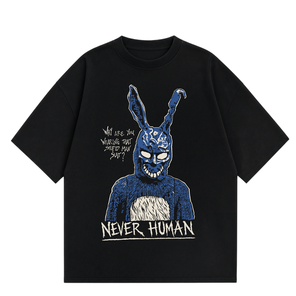 Never Human one of them tee, front