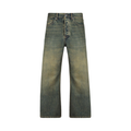Never Human Storm Blue Loose Fit Jeans