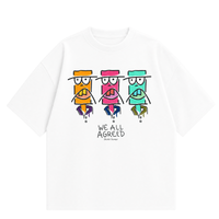 Never Human we all agreed tee, front