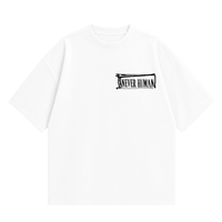 Never Human we came as ourselves tee, front